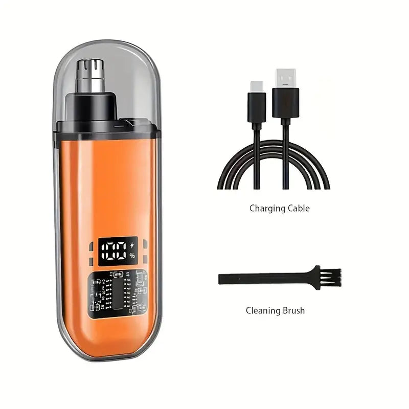 USB Rechargeable Nose and Ear Hair Trimmer for Men