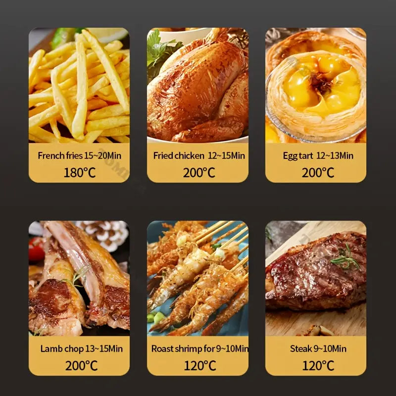 TOMLER Visible-Style Large Capacity Air Fryer