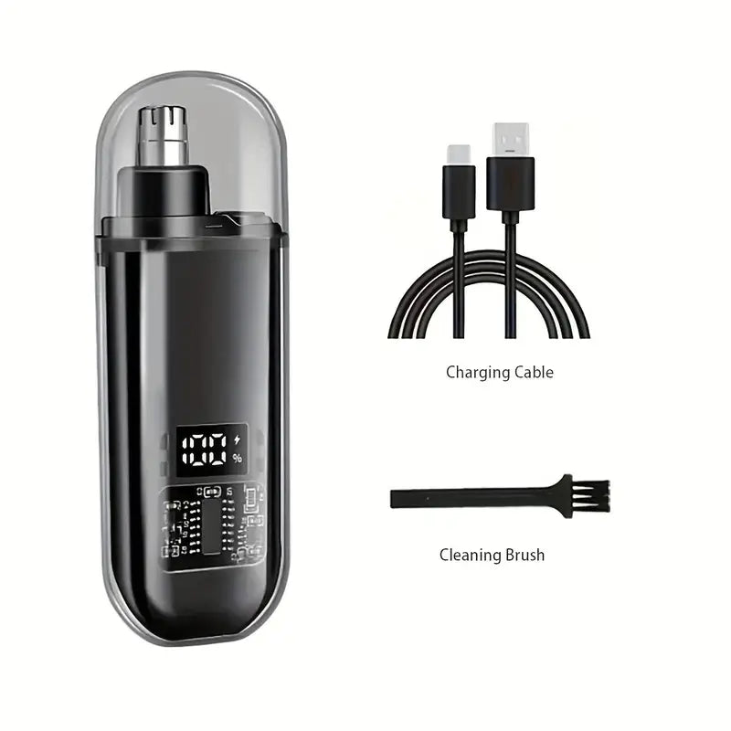 USB Rechargeable Nose and Ear Hair Trimmer for Men