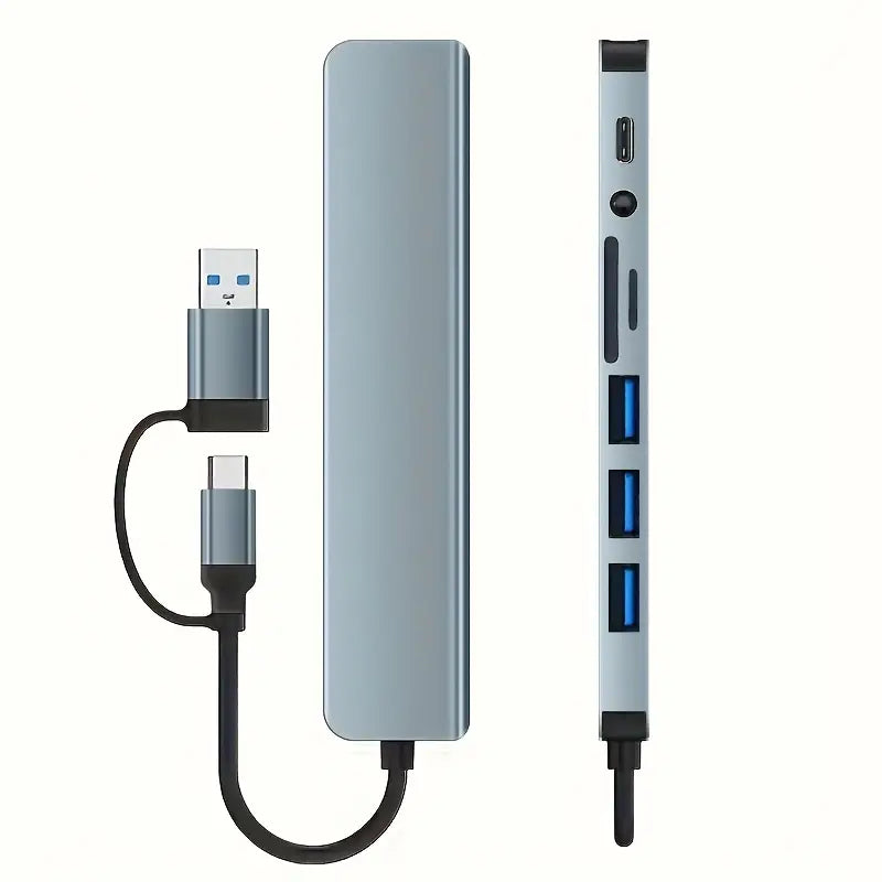 8-in-1 USB Multi-Function Hub